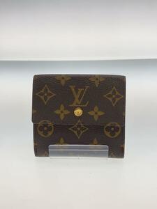 LOUIS VUITTON◆ポルト・モネ・ビエ・カルト・クレディ_モノグラム・キャンバス_BRW/PVC/BRW/レディース