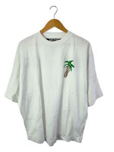 Palm Angels◆SKETCHY OVER TEE/Tシャツ/XL/コットン/WHT