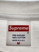 Supreme◆長袖Tシャツ/M/コットン/WHT_画像3