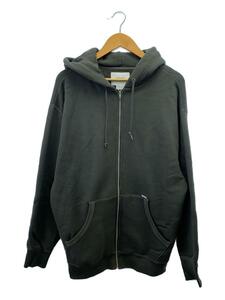 WTAPS◆21AW/ZIP HOODED/ジップパーカー/3/コットン/GRY/無地/212atdt-csm06