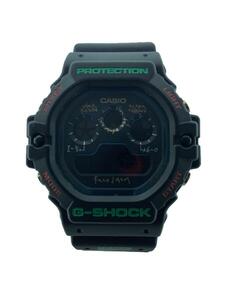 CASIO◆クォーツ腕時計_G-SHOCK/デジタル/ラバー/BLK/BLK