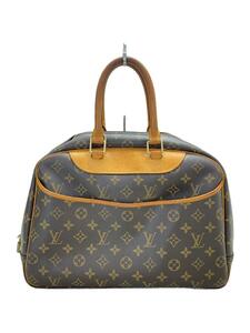 LOUIS VUITTON◆2)ボーリング・ヴァニティ(ドーヴィル)_モノグラム・キャンバス_BRW/PVC/BRW