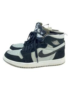 NIKE◆AIR JORDAN 1 ZOOM CMFT_エア ジョーダン 1 ズーム コンフォート/26cm/GRY/PVC