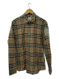 BURBERRY◆長袖シャツ/L/コットン/BEG/チェック/8029878