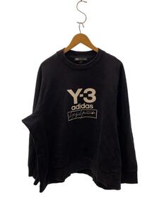 Y-3◆スウェット/XL/コットン/BLK/FJ0432