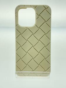 BOTTEGA VENETA◆iPhoneケース-/WHT/レディース/使用感