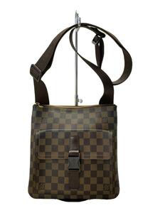 LOUIS VUITTON◆ポシェット・メルヴィール_ダミエ・エベヌ_BRW/PVC/BRW