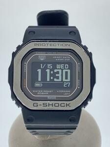 CASIO◆ソーラー腕時計_G-SHOCK/デジタル/ラバー/BLK/BLK