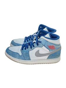 NIKE◆AIR JORDAN 1 MID SE_エア ジョーダン 1 ミッド SE/26.5cm/BLU