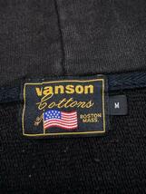 VANSON◆パーカー/M/コットン/BLK_画像3