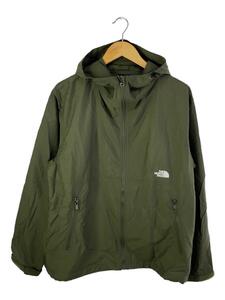 THE NORTH FACE◆COMPACT JACKET_コンパクトジャケット/M/ナイロン/KHK/無地