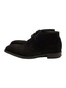 GRENSON◆ブーツ/UK7.5/BLK/スウェード