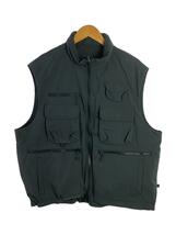 DAIWA◆23SS//PIER39/TECH BUSH VEST/リバーシブルベスト/M/ナイロン/BLK_画像1