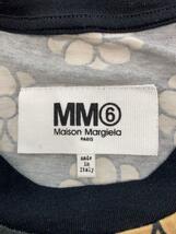 MM6◆19SS/変形デザイン/花柄/ワンピース/長袖カットソー/S/ブラック/S32CU0045_画像3