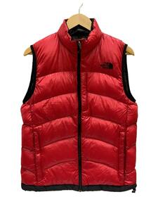 THE NORTH FACE◆ACONCAGUA VEST_アコンカグアベスト/S/ナイロン/RED