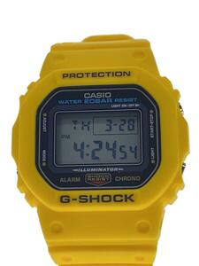 CASIO◆クォーツ腕時計_G-SHOCK/デジタル/-/BLK/YLW