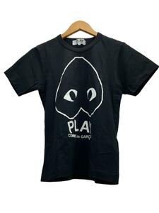 PLAY COMME des GARCONS◆Tシャツ/M/コットン/BLK/無地/AZ-T1113