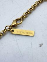 POLICE◆ネックレス/ステンレス/GLD/トップ有/メンズ_画像4