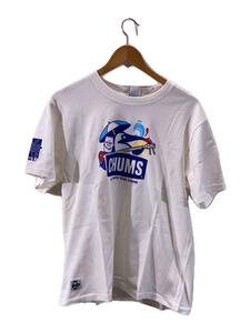 CHUMS◆×ORIONビール/Tシャツ/L/WHT/プリント/CH01-2257-W001-05