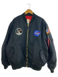 ALPHA INDUSTRIES◆5L MA-1 NASA フライトジャケット/BLK/0615-00-573-8335