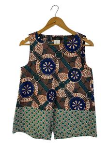 MAX MARA* sleeveless shirt /36/ cotton / multicolor / total pattern 