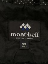 mont-bell◆ジャケット/XS/ナイロン/BLK/1101388_画像3