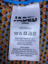 JADED LONDON◆カラフルレインボー カーディガン(厚手)/M/アクリル/マルチカラー/総柄_画像4