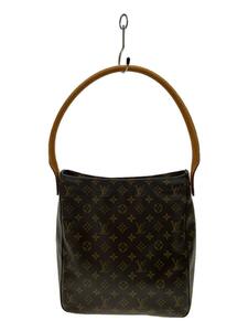 LOUIS VUITTON◆ルーピングGM_モノグラム・キャンバス_BRW/PVC/BRW/モノグラム