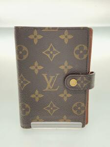 LOUIS VUITTON◆アジェンダPM_モノグラム_BRW/PVC/BRW/レディース