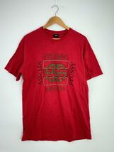 STUSSY◆Tシャツ/M/-/RED_画像1