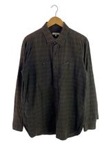 Engineered Garments◆両肩から袖にかけてヤケ有/長袖シャツ/M/コットン/KHK/チェック_画像1