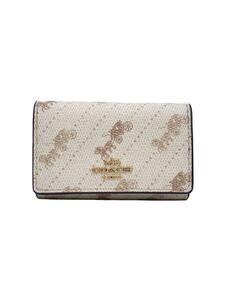 COACH◆カードケース/-/BEG/総柄/レディース/C4472