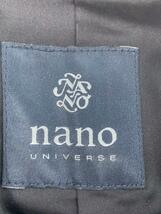 nano universe◆シングルライダースジャケット/M/羊革/BLK/672-0213001_画像3