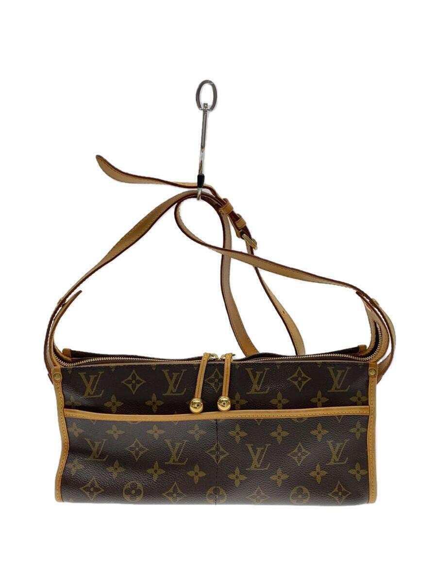 LOUIS VUITTON◆ポパンクール・ロン_モノグラム・キャンバス_BRW/PVC/BRW