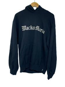 WACKO MARIA◆23SS/MIDDLE WEIGHT PULL OVER HOODED SWEAT SHIRT/L/コットン/BLK