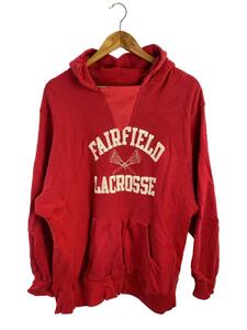 Champion◆70s/FAIRFIELD LACROSSE/REVERSE WEAVE/単色タグ/パーカー/XL/RED