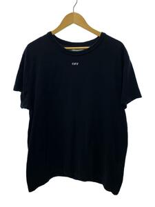 OFF-WHITE◆Tシャツ/S/コットン/BLK/無地/omaa002s18185092