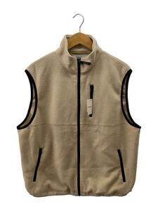 UNIVERSAL PRODUCTS◆POLARTEC FLEECE VEST/フリースベスト/2/アイボリー/ブラック/233-60102