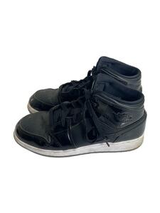 NIKE◆AIR JORDAN 1 MID SE_エア ジョーダン 1 ミッド シーズナルエディション/25cm/BLK