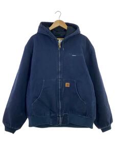 Carhartt◆construc/ACTIVE JACKET/アクティブジャケット/XL/コットン/NVY/無地