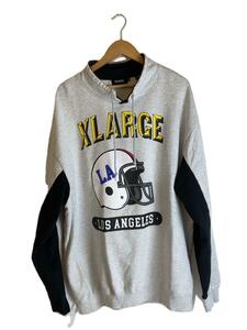 X-LARGE◆スウェット/XL/コットン/GRY/プリント/101221012001