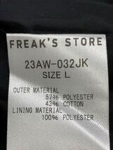 FREAK’S STORE◆マウンテンパーカ/L/ポリエステル/BLK/無地/23AW-032JK_画像3