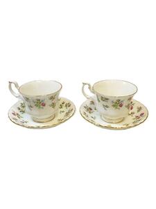 Royal Albert◆カップ&ソーサー/4点セット/WHT