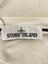 STONE ISLAND◆Tシャツ/M/-/WHT/無地_画像3
