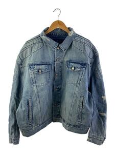 GAP◆Gジャン/L/デニム/IDG/無地/Padded Denim Jacket