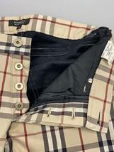 BURBERRY BLACK LABEL◆ボトム/73/コットン/CRM/チェック/bms70/ノバチェック_画像3