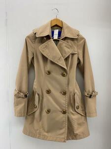 BURBERRY BLUE LABEL◆トレンチコート/36/コットン/BEG/e1a26-555-40