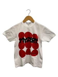 COMME des GARCONS◆プリントTシャツ/S/コットン/ホワイト/OD-T231