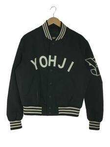 Y-3◆スタジャン/S/ナイロン/BLK/FJ0321/Yohji Letters Bomber jacket//