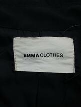 EMMA CLOTHES◆コート/M/ポリエステル/BLK/無地/emco610//_画像3